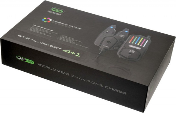 Изображение товара Набор сигнализаторов поклевки Carp Pro Delight Bite Alarm 4+1 / CPD2958-4