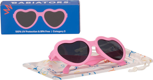 Изображение товара Очки солнцезащитные Babiators Original Hearts Bubblegum 0-2 / O-HRT010-S