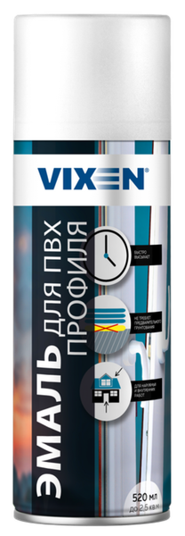 Изображение товара Эмаль Vixen Для ПВХ профиля VX55001 (520мл)