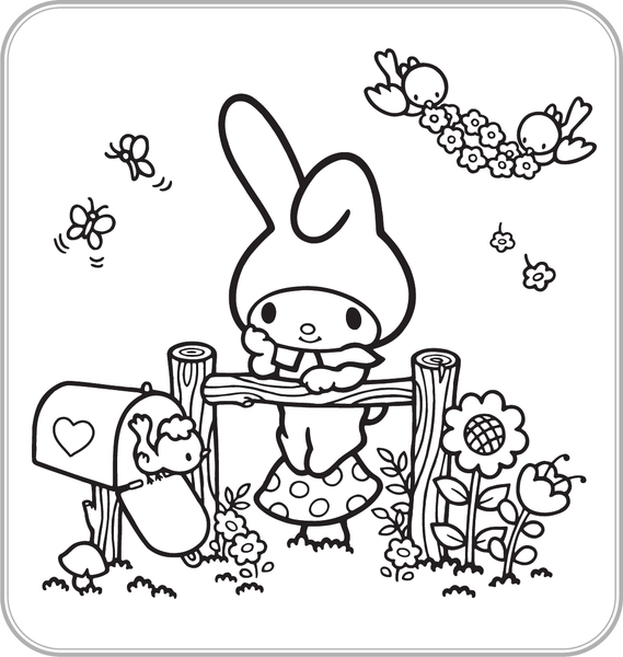 Изображение товара Раскраска АСТ My Melody, мягкая обложка