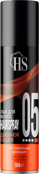 Изображение товара Лак для укладки волос HS 05 Экстрасильная фиксация (250мл)