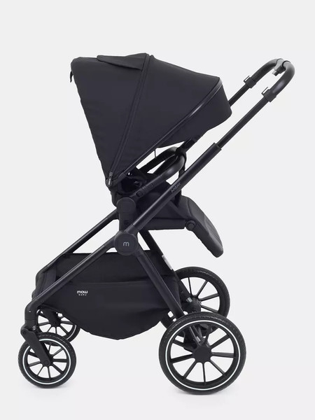 Изображение товара Детская универсальная коляска MOWbaby Amber 3 в 1 / MB068 (черный)