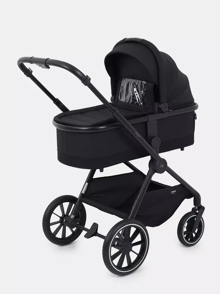 Изображение товара Детская универсальная коляска MOWbaby Amber 3 в 1 / MB068 (черный)