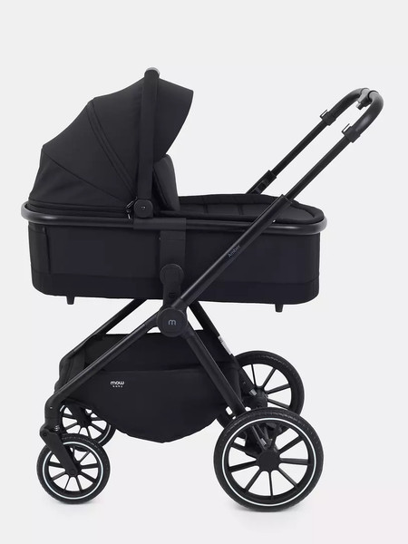 Изображение товара Детская универсальная коляска MOWbaby Amber 3 в 1 / MB068 (черный)