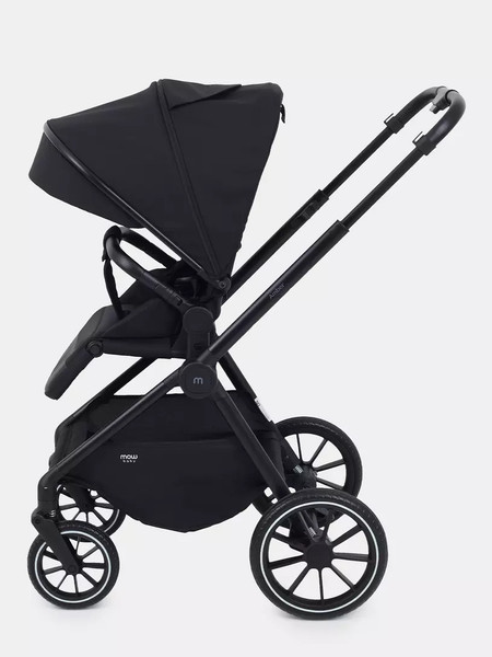 Изображение товара Детская универсальная коляска MOWbaby Amber 3 в 1 / MB068 (черный)
