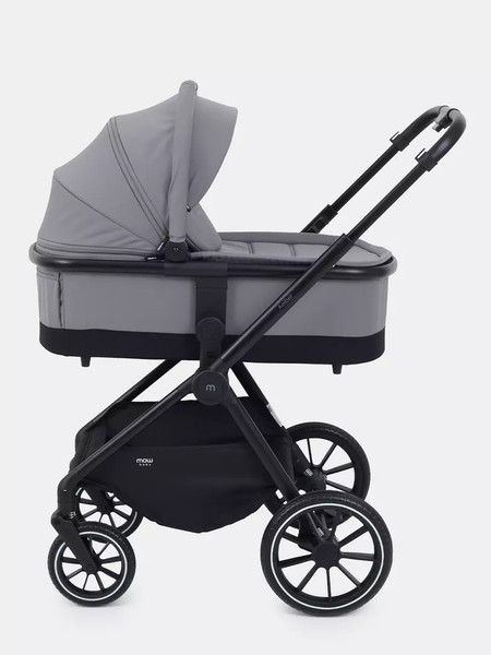 Изображение товара Детская универсальная коляска MOWbaby Amber 3 в 1 / MB068 (серый)
