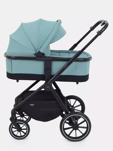 Изображение товара Детская универсальная коляска MOWbaby Amber 3 в 1 / MB068 (мятный)