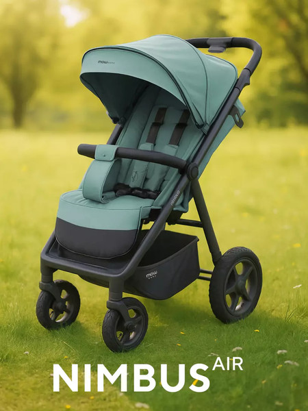 Изображение товара Детская прогулочная коляска MOWbaby Nimbus Air / MB104 (мятный)