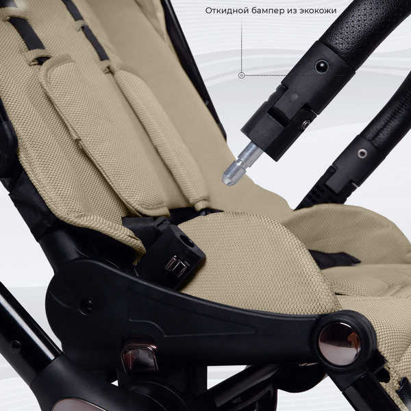 Изображение товара Детская универсальная коляска Sweet Baby Vento 2в1 (бежевый)