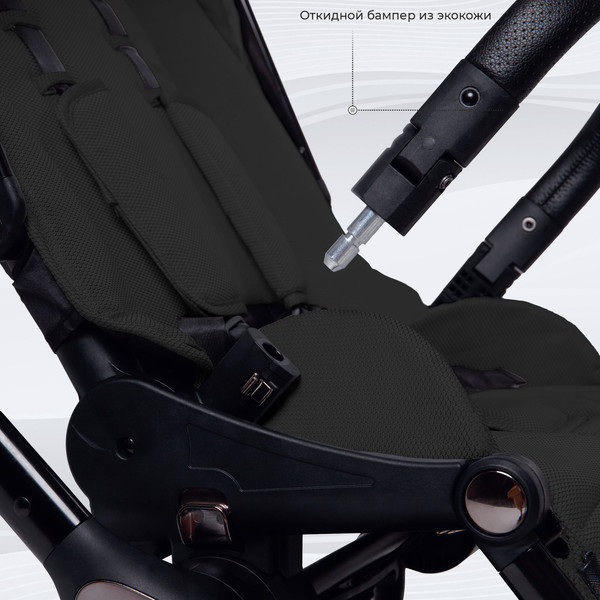 Изображение товара Детская универсальная коляска Sweet Baby Vento 2в1 (черный)