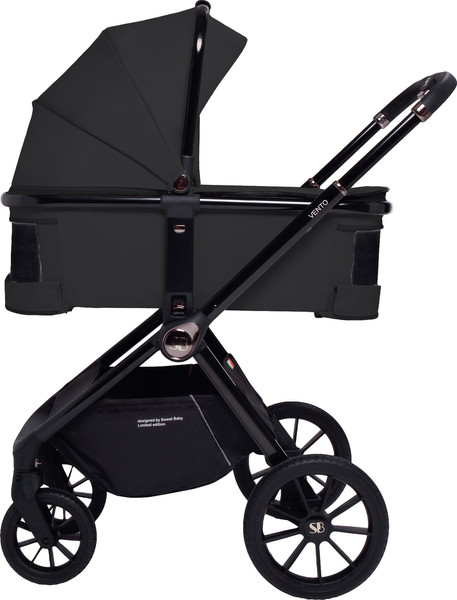Изображение товара Детская универсальная коляска Sweet Baby Vento 2в1 (черный)