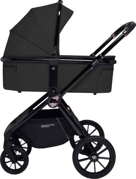 Изображение товара Детская универсальная коляска Sweet Baby Vento 2в1 (черный)