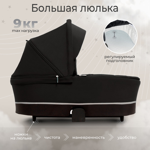 Изображение товара Детская универсальная коляска Sweet Baby Cupola 2в1 (Moon Black)