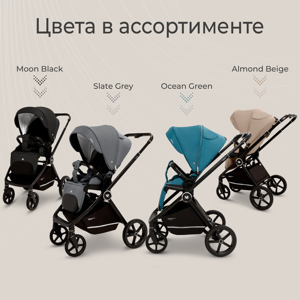 Изображение товара Детская универсальная коляска Sweet Baby Cupola 2в1 (Ocean Green)