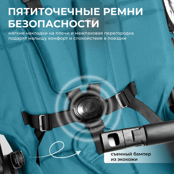 Изображение товара Детская универсальная коляска Sweet Baby Porto 2в1 (зеленый)