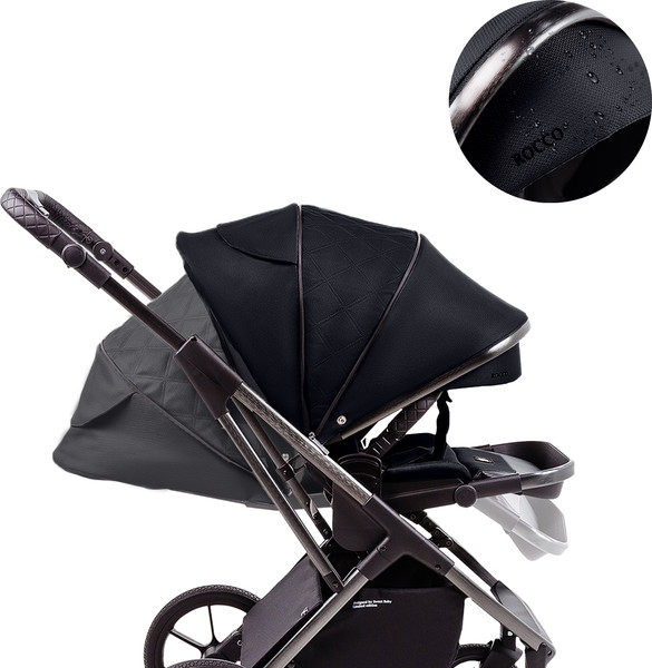 Изображение товара Детская универсальная коляска Sweet Baby Rocco 2в1 (черный)