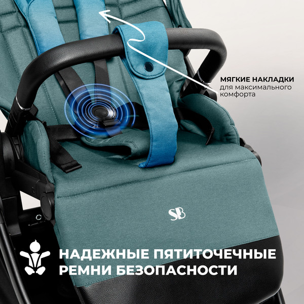 Изображение товара Детская универсальная коляска Sweet Baby Stella 2в1 (зеленый)