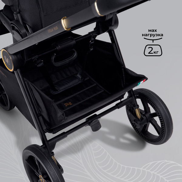 Изображение товара Детская универсальная коляска Sweet Baby Stella Plus 2в1 (черный)