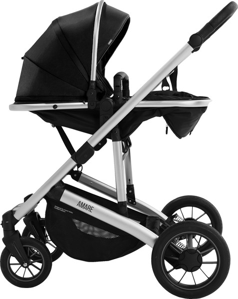 Изображение товара Детская универсальная коляска Sweet Baby Amare 3в1 (черный)