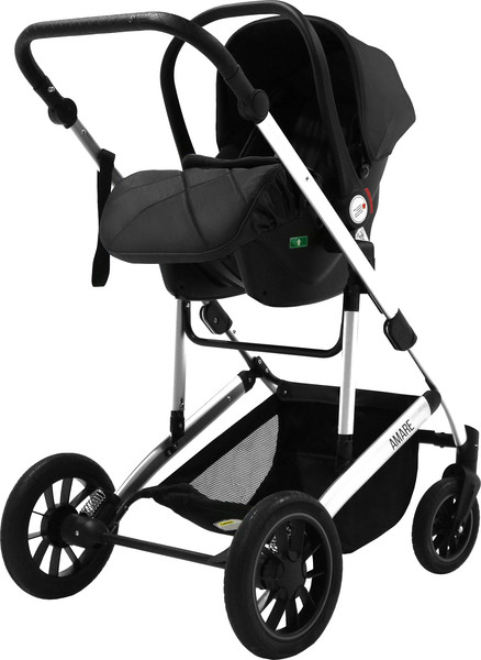 Изображение товара Детская универсальная коляска Sweet Baby Amare 3в1 (черный)