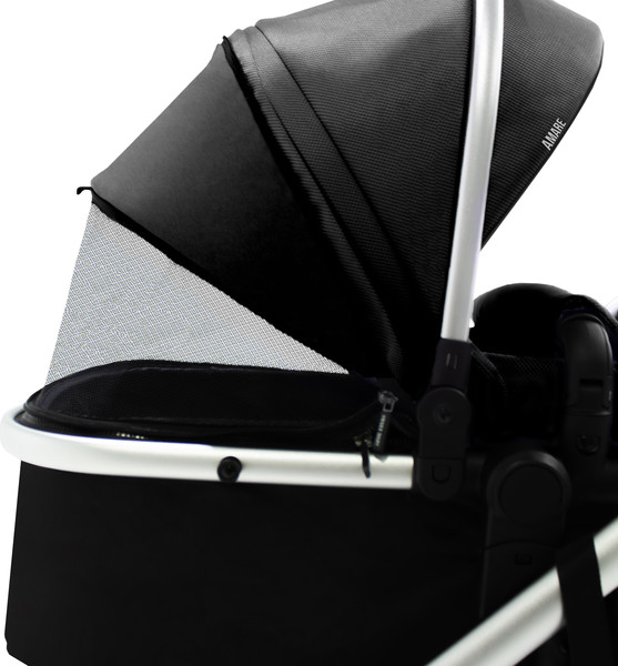 Изображение товара Детская универсальная коляска Sweet Baby Amare 3в1 (черный)