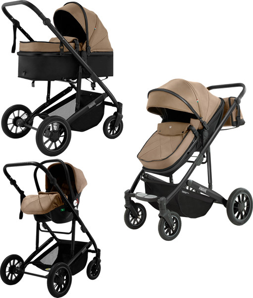 Изображение товара Детская универсальная коляска Sweet Baby Amare GL 3в1 (бежевый)