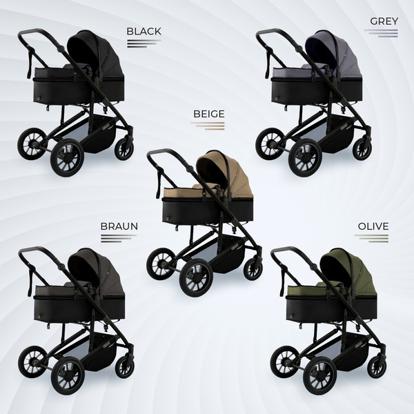 Изображение товара Детская универсальная коляска Sweet Baby Amare GL 3в1 (коричневый)