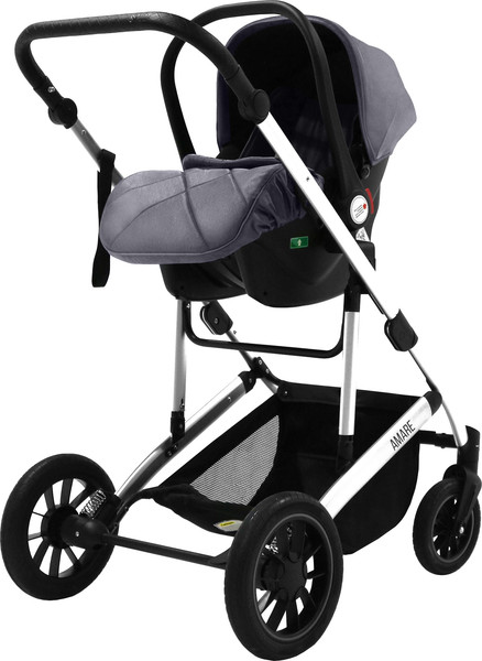 Изображение товара Детская универсальная коляска Sweet Baby Amare 3в1 (серый)