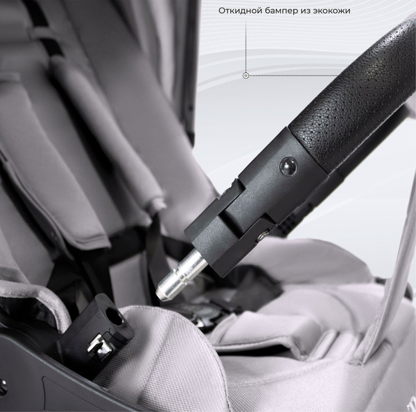 Изображение товара Детская универсальная коляска Sweet Baby Vento 3в1 (серый)