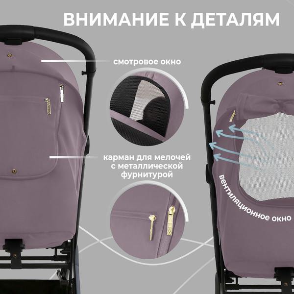 Изображение товара Детская прогулочная коляска Sweet Baby Colibri (роза)