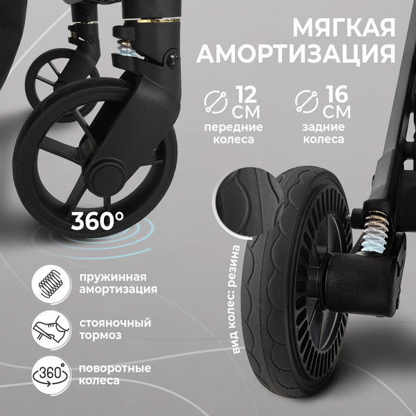 Изображение товара Детская прогулочная коляска Sweet Baby Colibri (роза)