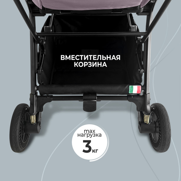 Изображение товара Детская прогулочная коляска Sweet Baby Colibri (роза)