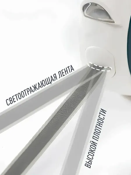 Изображение товара Поводок-рулетка Red Bow с фонариком / YL124185-B (синий)