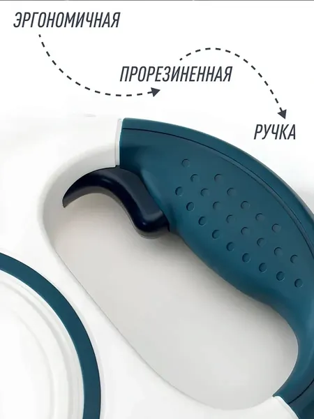 Изображение товара Поводок-рулетка Red Bow с фонариком / YL124185-B (синий)