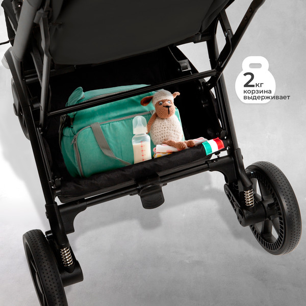 Изображение товара Детская прогулочная коляска Sweet Baby Colibri Plus (черный)