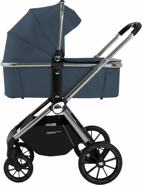 Изображение товара Детская универсальная коляска Sweet Baby Vento 3в1 (серебристо-голубой)