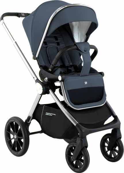 Изображение товара Детская универсальная коляска Sweet Baby Vento 3в1 (серебристо-голубой)