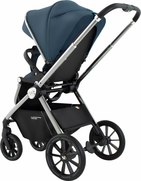 Изображение товара Детская универсальная коляска Sweet Baby Vento 3в1 (серебристо-голубой)