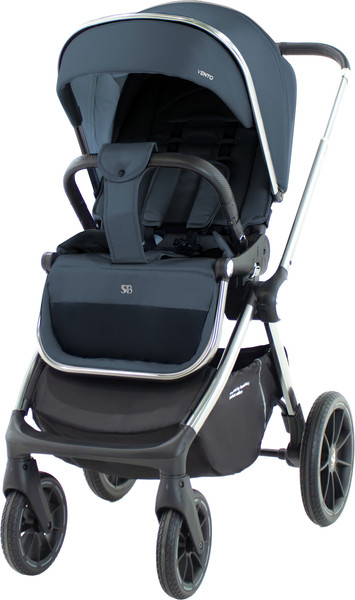 Изображение товара Детская универсальная коляска Sweet Baby Vento 3в1 (серебристо-голубой)