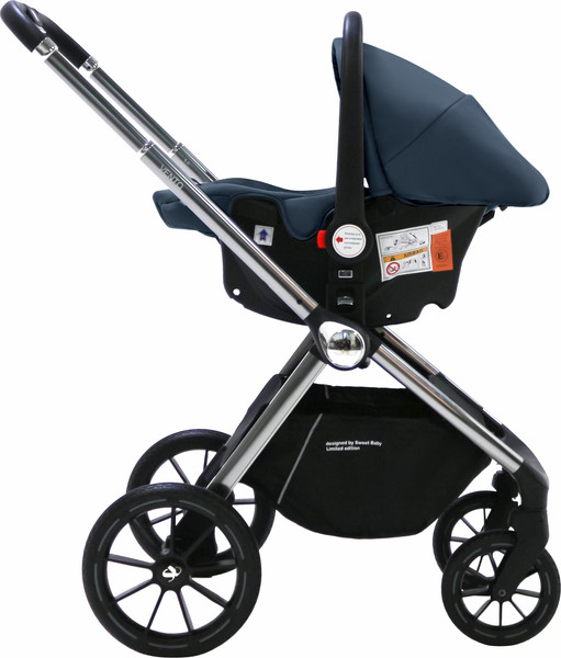 Изображение товара Детская универсальная коляска Sweet Baby Vento 3в1 (серебристо-голубой)
