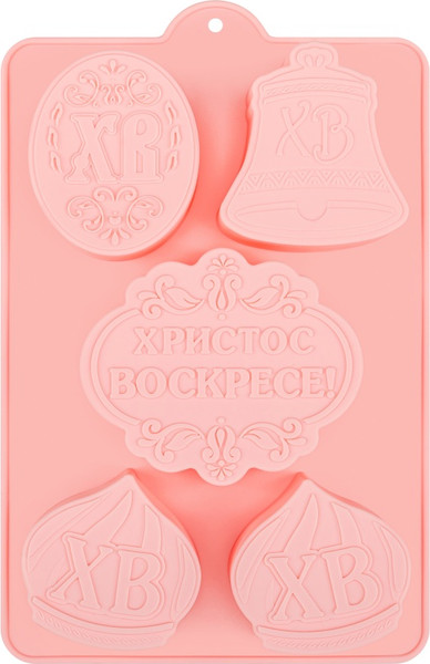 Изображение товара Форма для выпечки El Casa Христос Воскресе / 960195 (розовый)