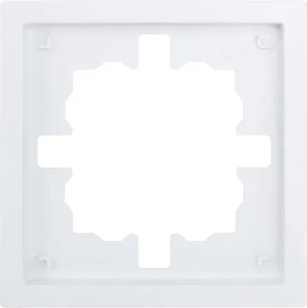 Изображение товара Рамка для выключателей и розеток Lezard Zima 704-0200-146 (белый)