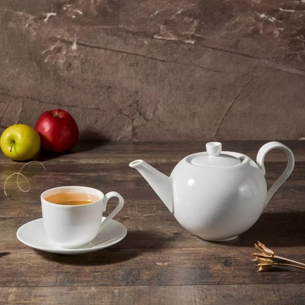 Изображение товара Набор столовой посуды Decor de table  Плиссе DDT-GB001-tea set 6/21 (21пр)