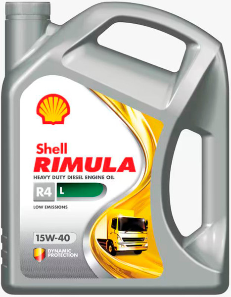 Изображение товара Моторное масло Shell Rimula R4 L 15W40 (5л)