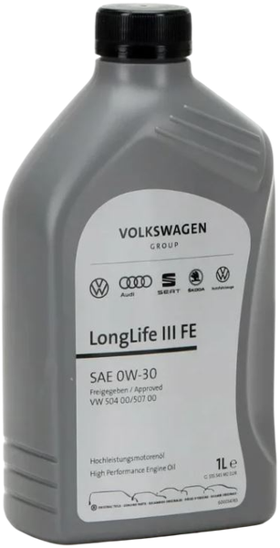 Изображение товара Моторное масло Volkswagen Original Longlife III FE 0W30 (1л)