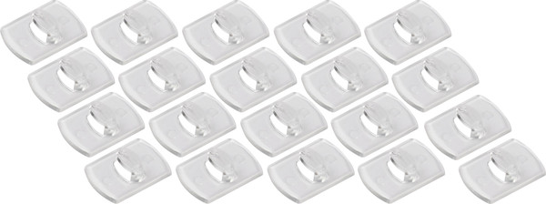 Изображение товара Набор креплений для гирлянды Сила SCC-D20-T100 / Б0067842 (100шт, прозрачный)