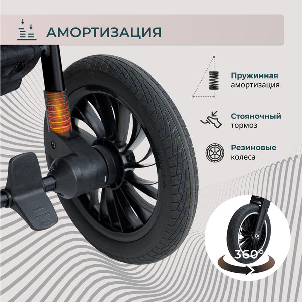 Изображение товара Детская универсальная коляска Sweet Baby Ranger 2в1 (Green Glossy)