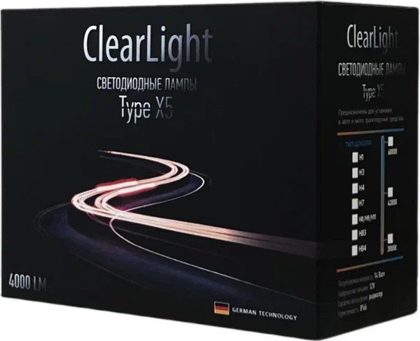 Изображение товара Комплект автомобильных ламп ClearLight CLX5LED43H11 (2шт)