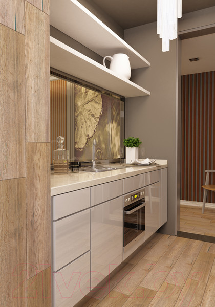 Изображение товара Плитка Beryoza Ceramica Ванкувер коричневый (147x594)