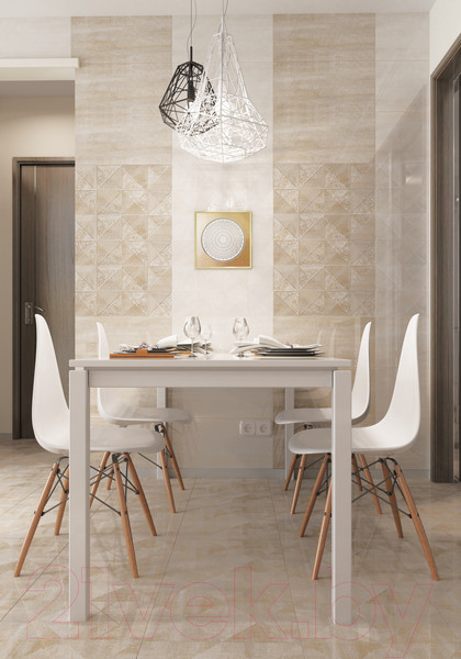 Изображение товара Плитка Beryoza Ceramica Астерия коричневый (418x418)